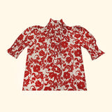 Camisa Ruché Tapet Burdeos