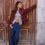 Chaqueta Fenza Burdeos
