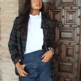 Chaqueta Grasse Escocés Azul