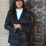Chaqueta Grasse Escocés Azul