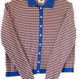 Chaqueta Katel Rayas Burdeos