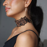 Choker Clasp Bronce/Negro