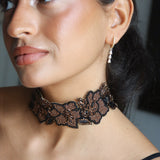 Choker Clasp Bronce/Negro