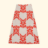 Falda Lisse Tapet Rojo