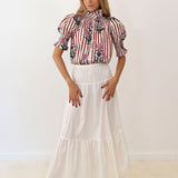 Camisa Ruché Wynroi Estampado