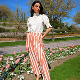 Tile Striped Skirt