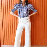 Camisa Ruché Hervet Marino