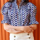 Camisa Ruché Hervet Marino