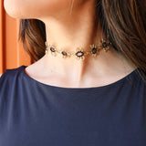 Choker Hirs Dorado