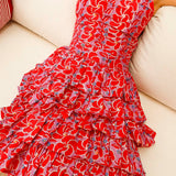 Vestido Rulle Hitch Rojo