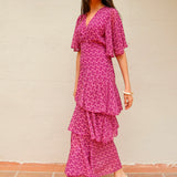 Vestido Trevis Timantti Rosa
