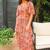 Vestido Trevis Blatt Rojo
