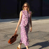 Falda Pert Morado