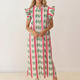 Vestido Romp Dessin V-Rose
