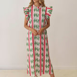 Vestido Romp Dessin V-Rose