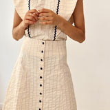 Blusa Vinne Crudo Line Azul