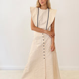 Falda Henss Crudo Line Azul