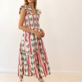 Vestido Volss Dessin V-Rose