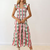 Vestido Volss Dessin V-Rose