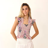 Top Volss Wynroi Estampado