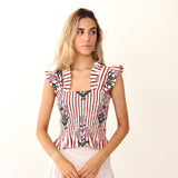 Top Volss Wynroi Estampado