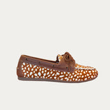 Donatela Deer/Tan Leather Boat Shoe