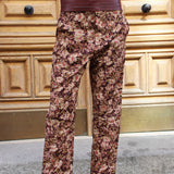 Pantalón Klokery Damask Burdeos