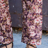 Pantalón Klokery Damask Burdeos