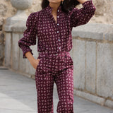 Camisa Prast Noh Burdeos