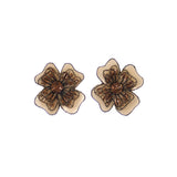 Pendientes Clasp Bronce/Negro