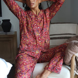 Pijama Watte Blomster Rojo