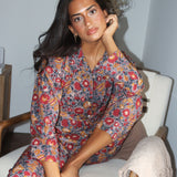 Pijama Watte Blomster Gris