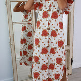 Vestido Romp  Paisley Rosa