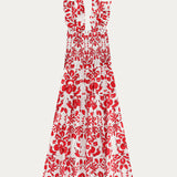 Vestido Volss Blomster Rojo
