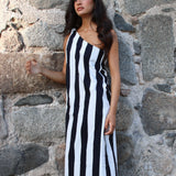Vestido Skuins Rayas Negro