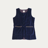 Chaleco Berek Velours Blue