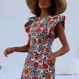 Vestido Snap Bloom Multicolor