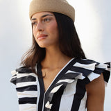 Casquete Beige