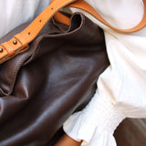 Bolso Strap Marrón