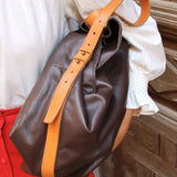 Bolso Strap Marrón