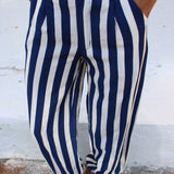 Pantalón Leids Rayas Marino