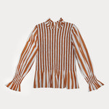 Camisa Manel Rayas Naranja