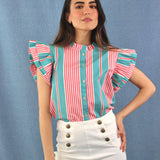 Camisa Selen Candy Mint