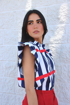 Camisa Selen College Navy