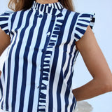 Camisa Ponza Rayas Marino
