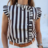 Camisa Ponza Rayas Marrón