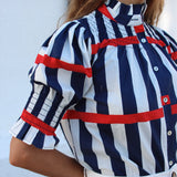 Camisa Ruché College Navy