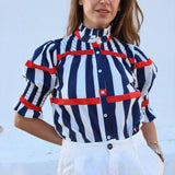 Camisa Ruché College Navy