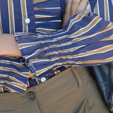 Camisa Lewa Bred Marino