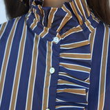 Camisa Lewa Bred Marino